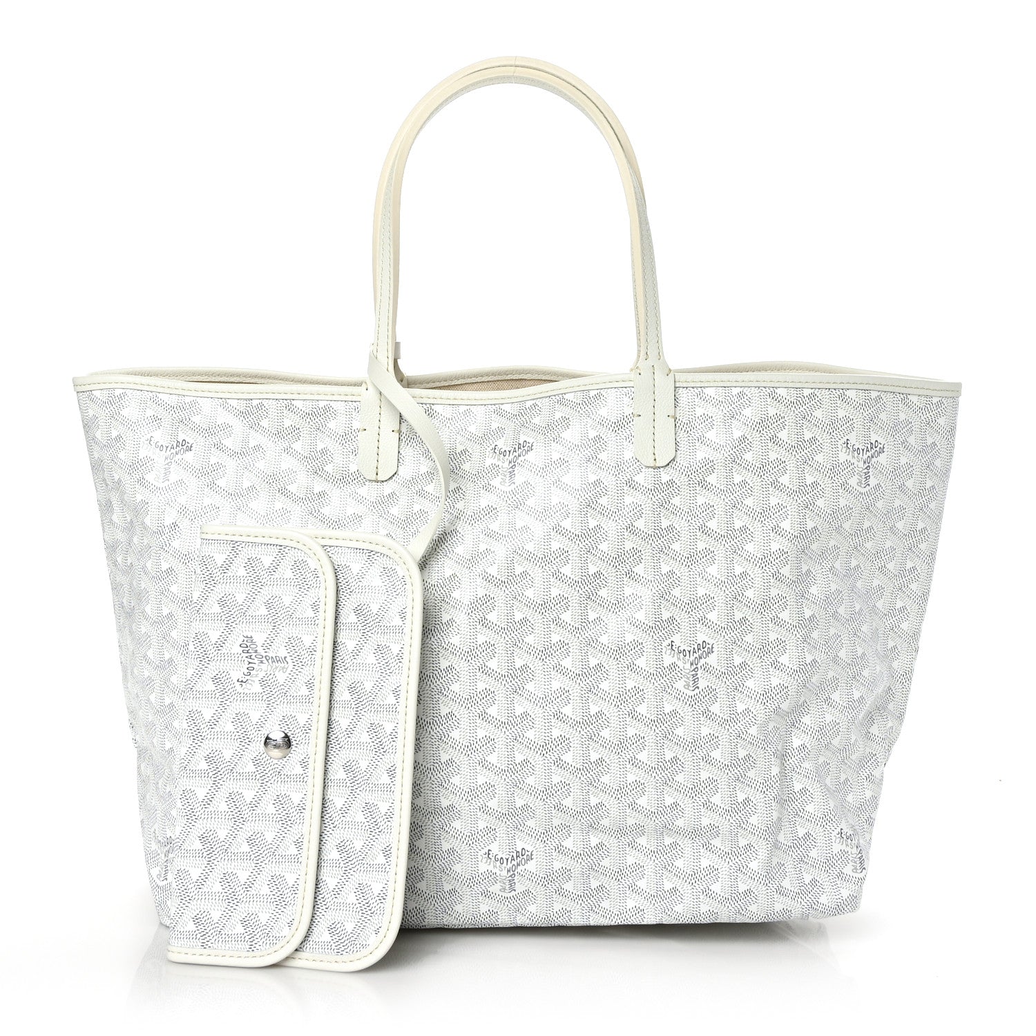 Goyard Goyardine Saint Louis PM White 1 of 8