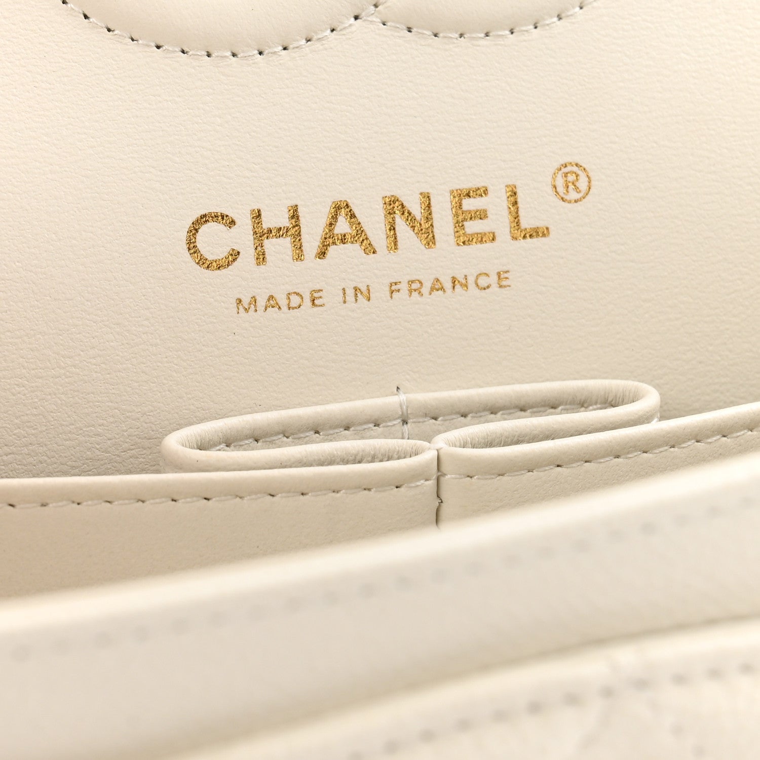 Chanel Caviar Quilted Small Double Flap White 6 of 10