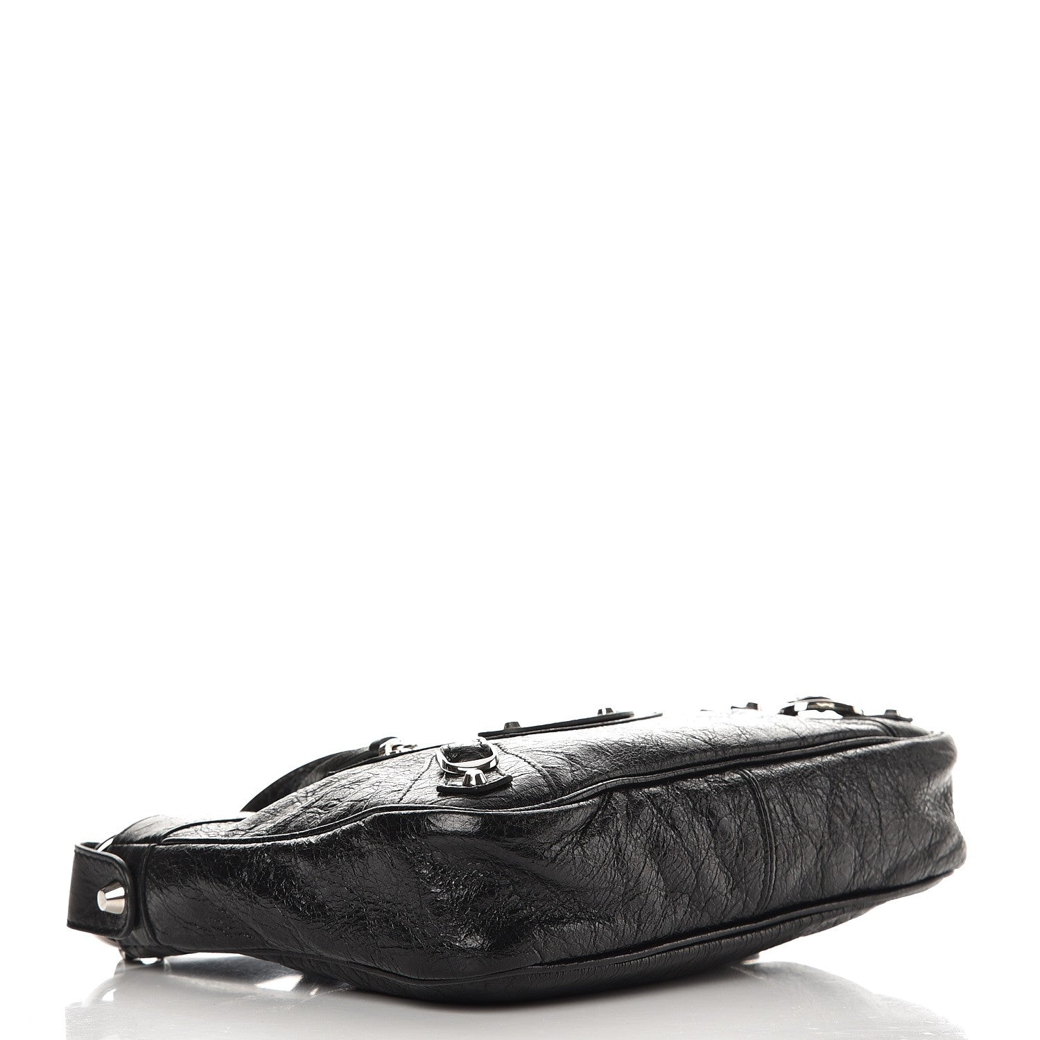 Balenciaga Agneau Classic Silver Hardware Hip Black 4 of 7