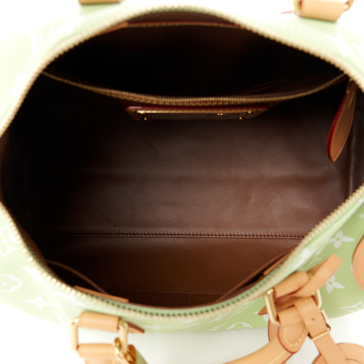 Louis Vuitton Calfskin Monogram Speedy P9 Bandouliere 30 Frozen Lime 6 of 14