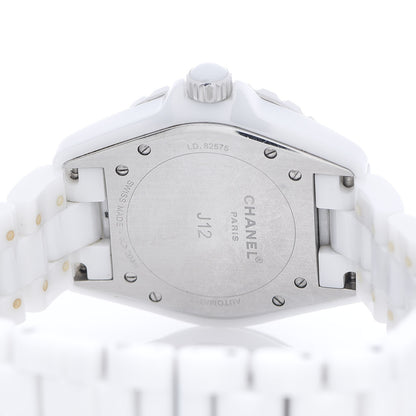 Chanel Stainless Steel Ceramic 38mm J12 Automatic Watch White 4 of 4