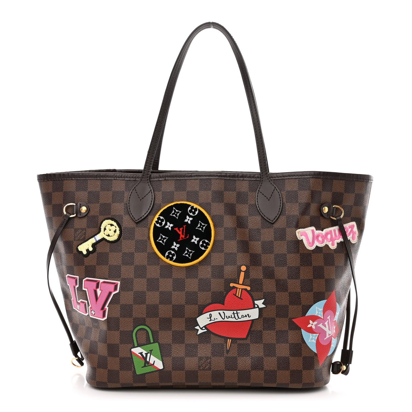 Damier Ebene Travel Stickers Neo Neverfull MM