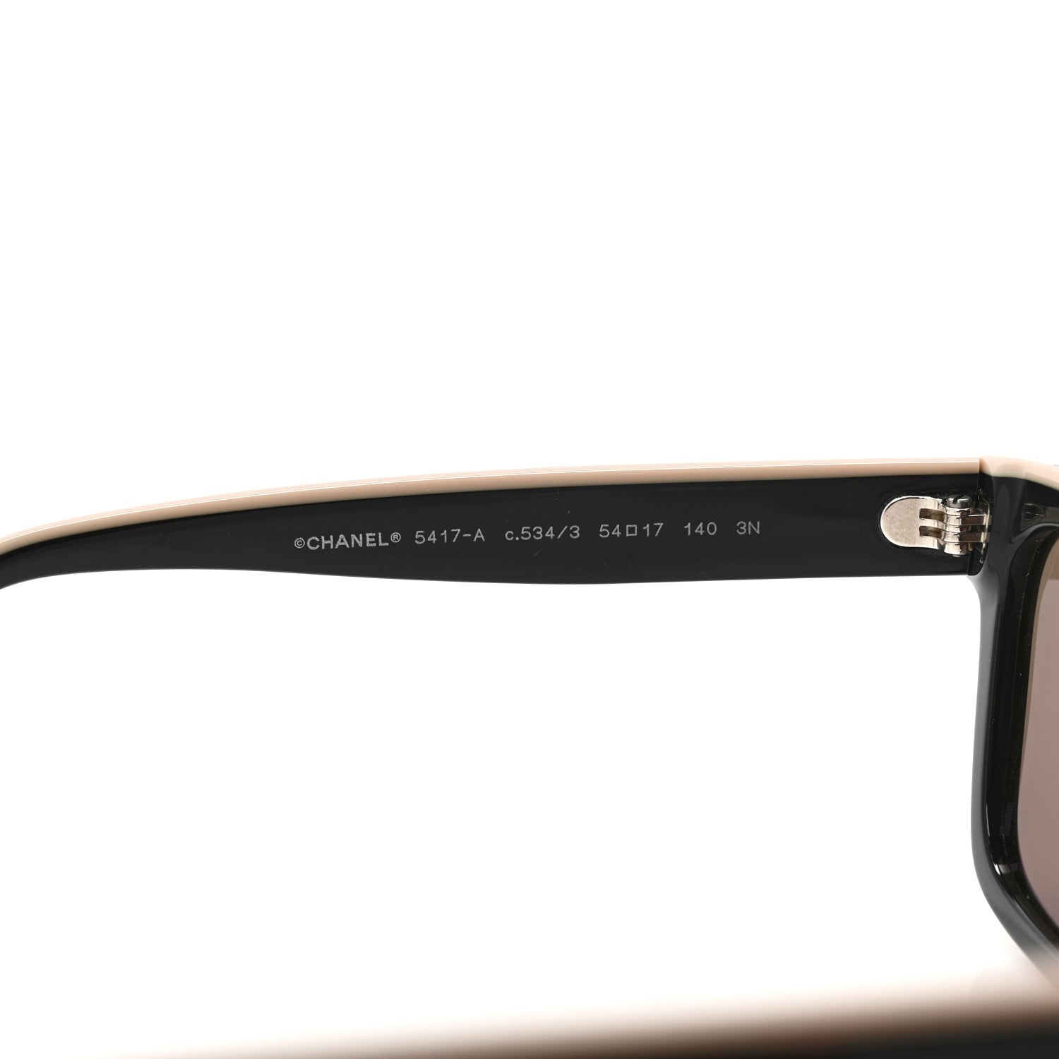 Chanel Acetate Polarized Square Sunglasses 5417-A Black 5 of 7