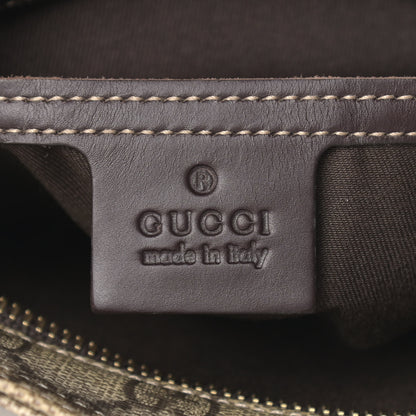 Gucci GG Supreme Monogram Small Flat Messenger Bag Dark Brown 5 of 9