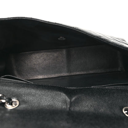 Chanel Caviar Quilted Jumbo Single Flap Black 5 of 12