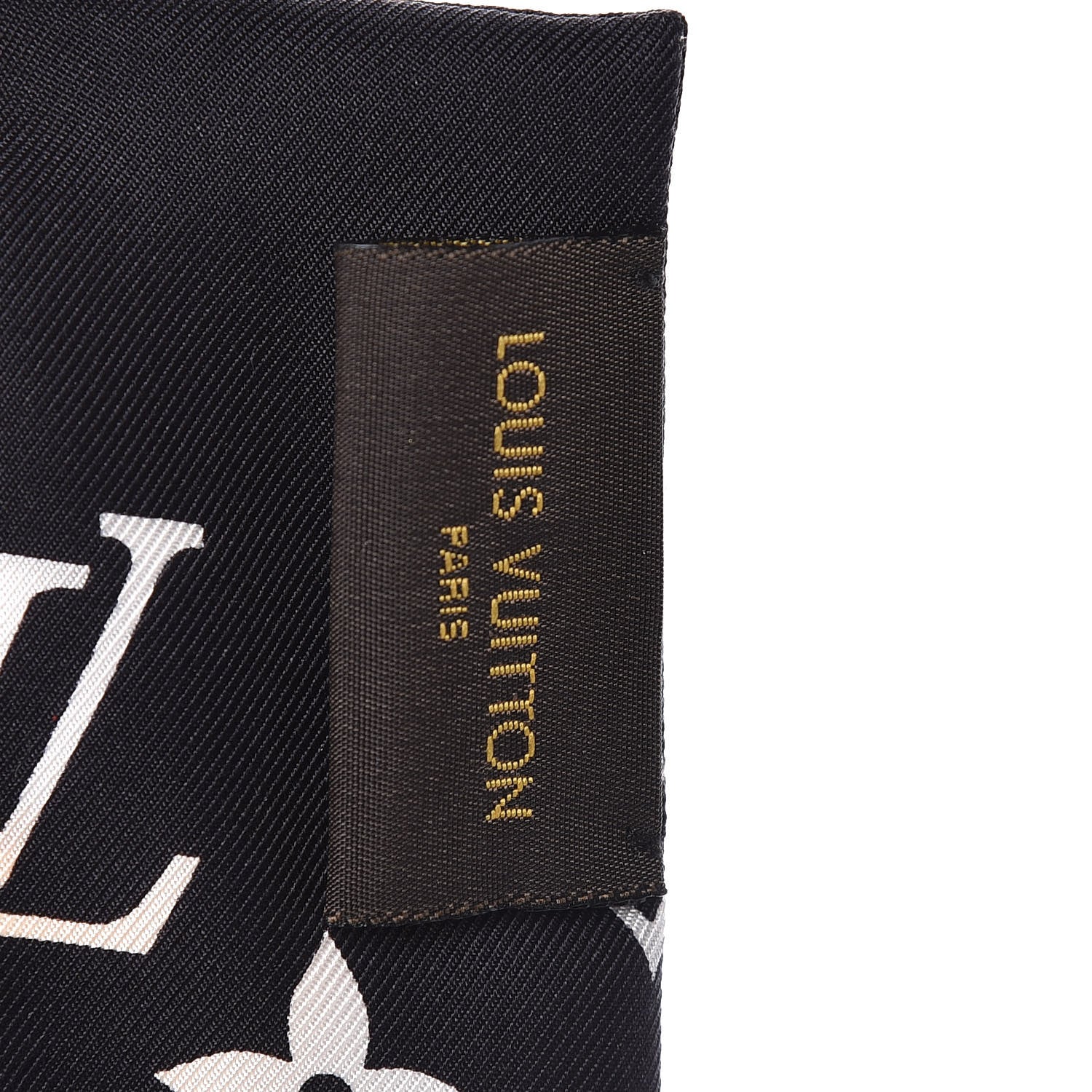 Louis Vuitton Silk Monogram Confidential Bandeau Black 4 of 5