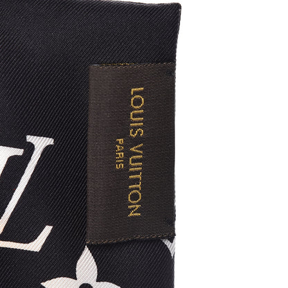 Louis Vuitton Silk Monogram Confidential Bandeau Black 4 of 5