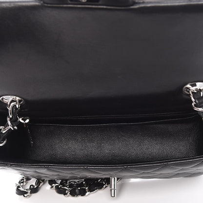 Chanel Lambskin Quilted Mini Rectangular Flap Black 5 of 8