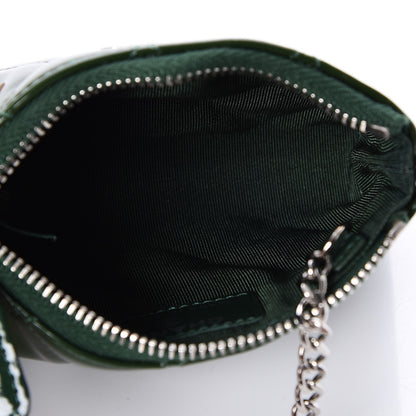 Chanel Patent Quilted Key Holder Case Green 5 of 7