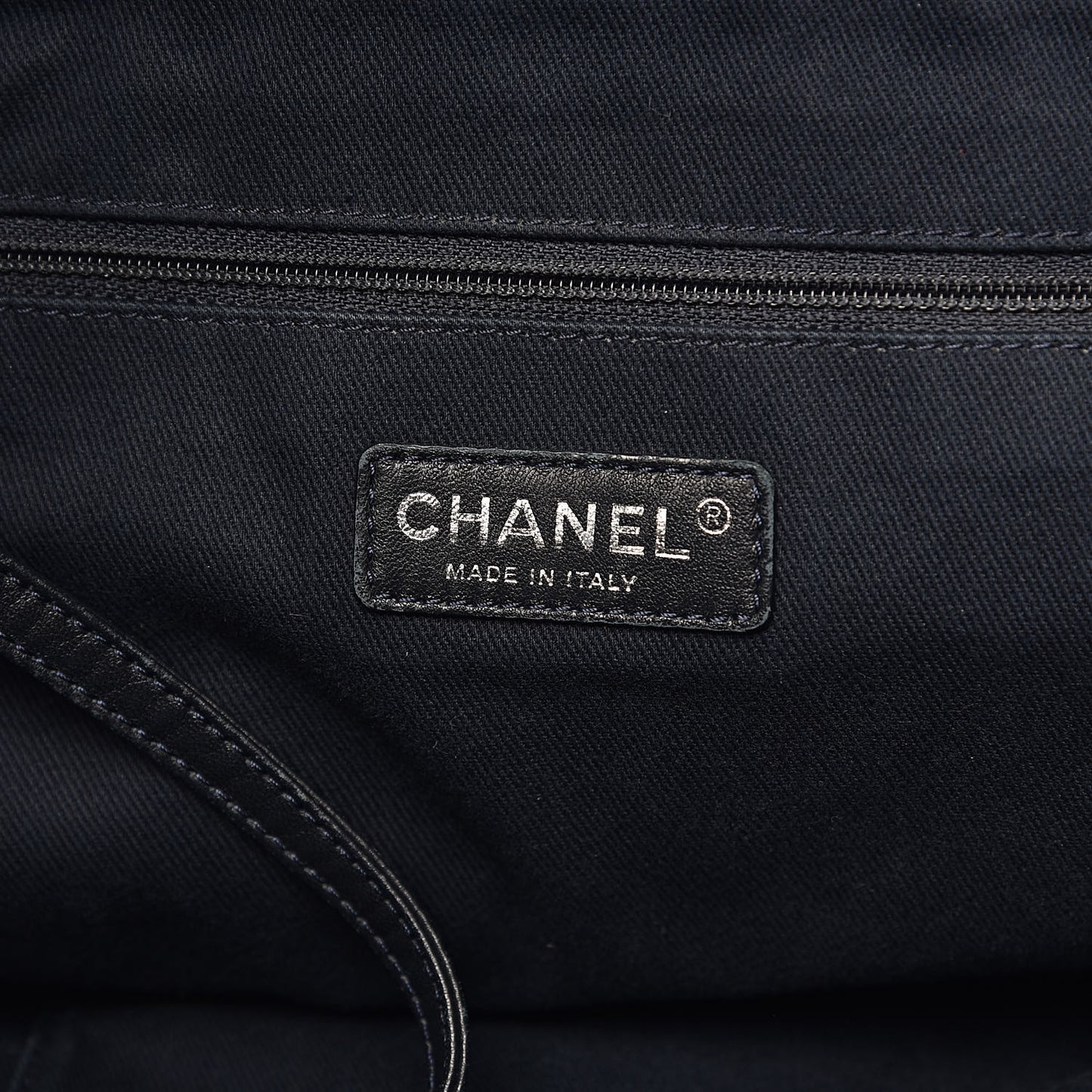 Denim Large Deauville Tote Dark Blue