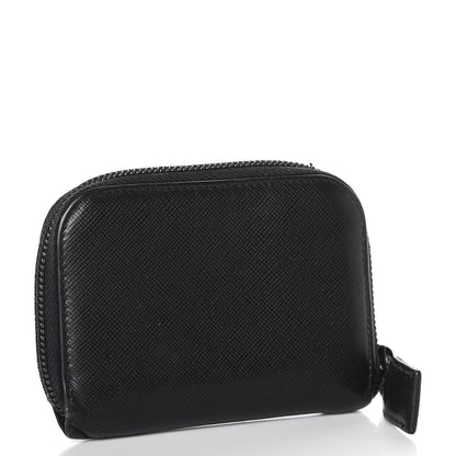Prada Saffiano Coin Purse Black 3 of 13