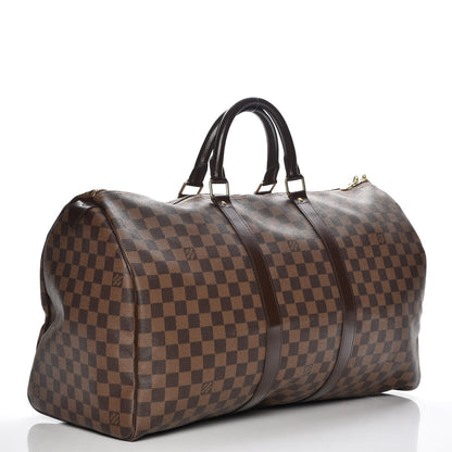 Louis Vuitton Damier Ebene Keepall 50 3 of 7