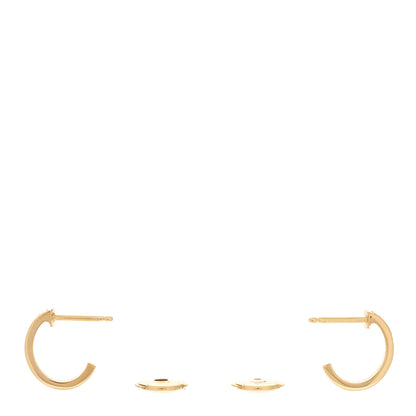 Cartier 18K Yellow Gold Small LOVE Hoop Earrings 3 of 5
