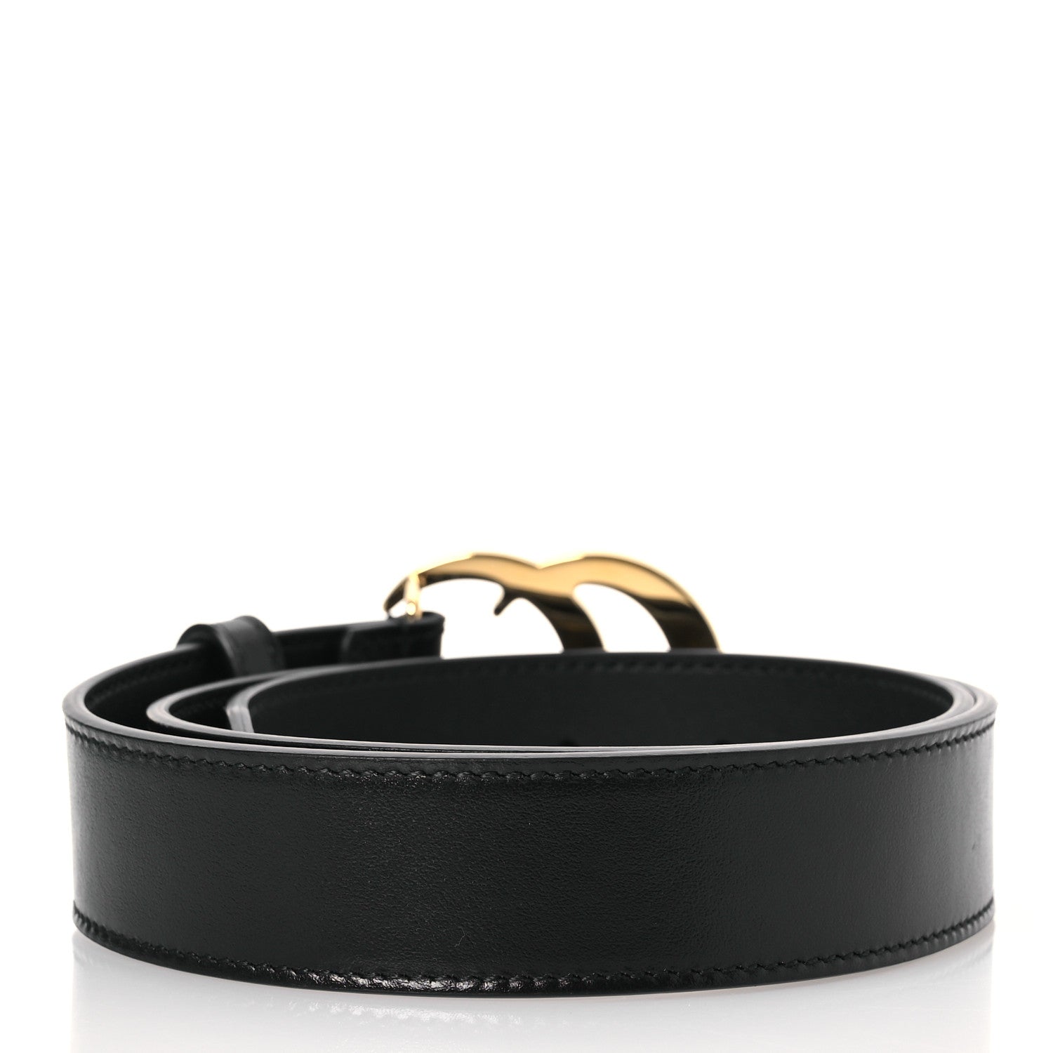 Gucci Calfskin Double G 30mm Belt 75 30 Black 2 of 7