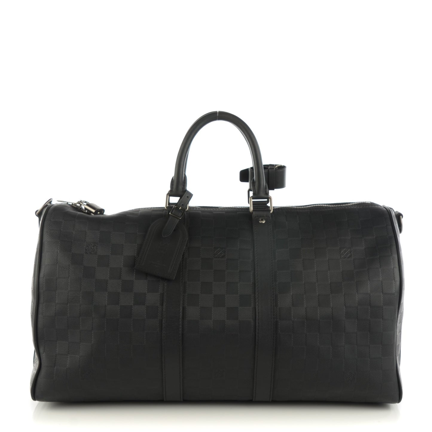 Damier Infini Keepall Bandouliere 45 Onyx