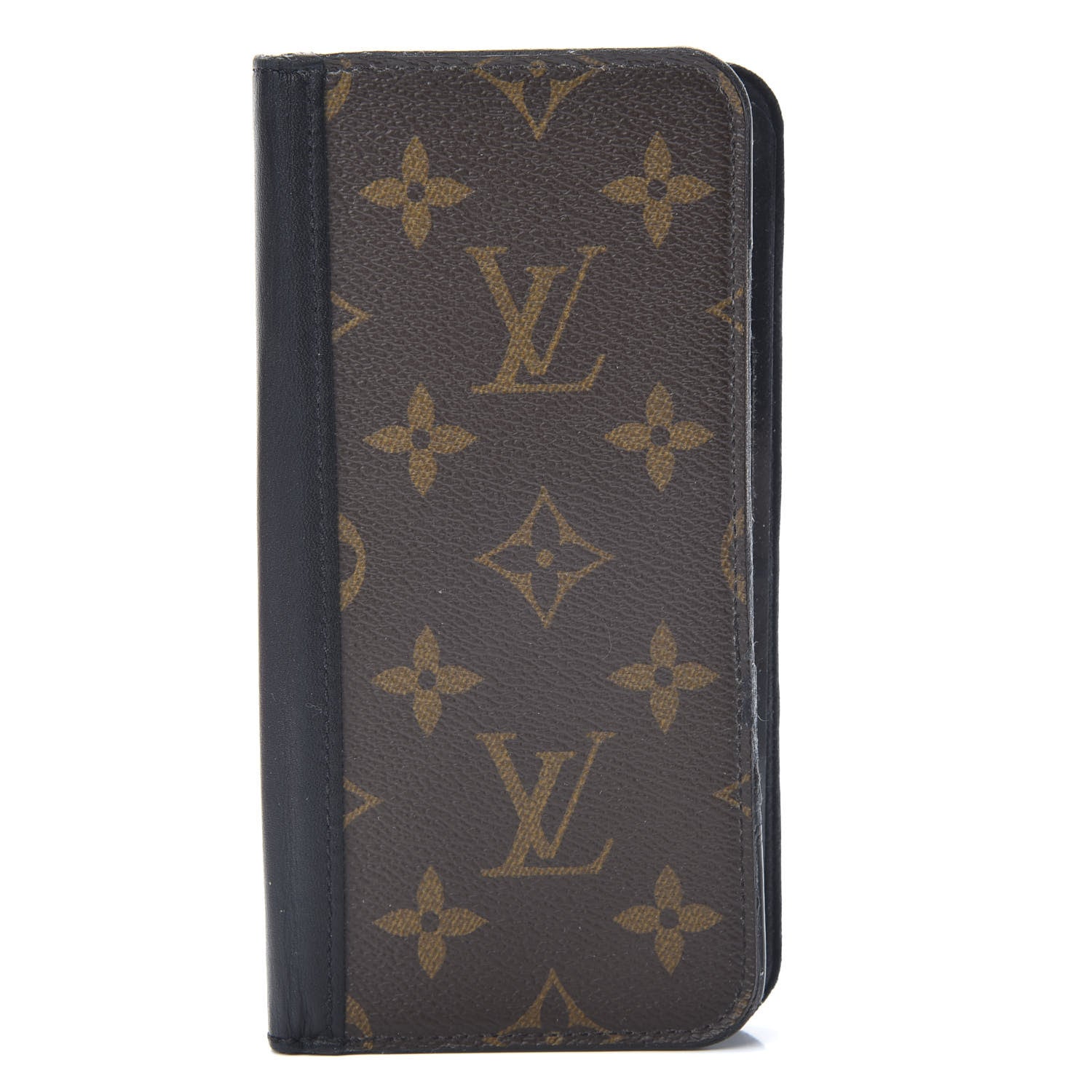 Louis Vuitton Monogram iPhone XS Max Folio Case Black 1 of 13