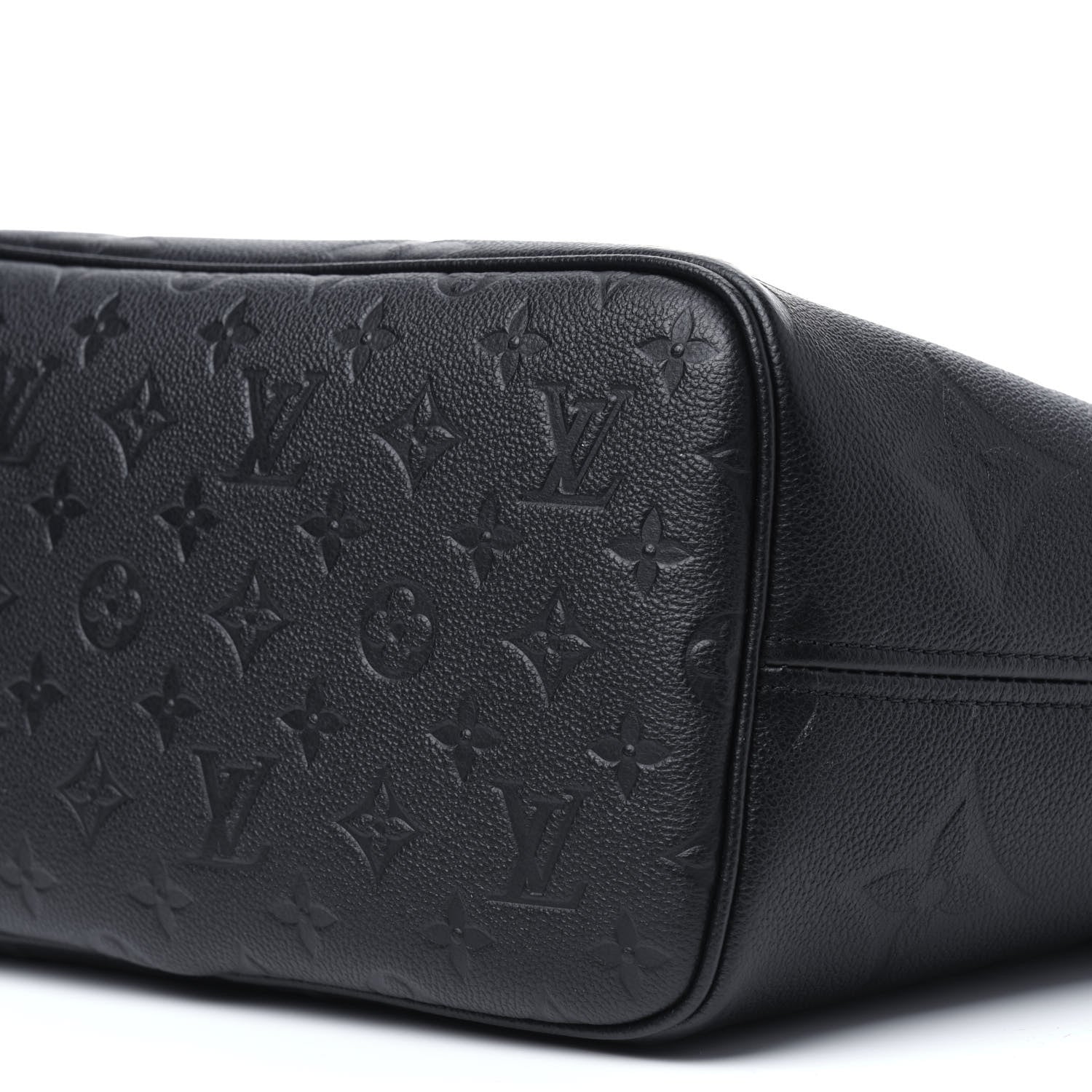 Louis Vuitton Empreinte Monogram Giant Neverfull MM Black 10 of 11