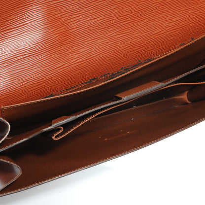 Louis Vuitton Epi Serviette Ambassadeur Briefcase Fawn 8 of 8
