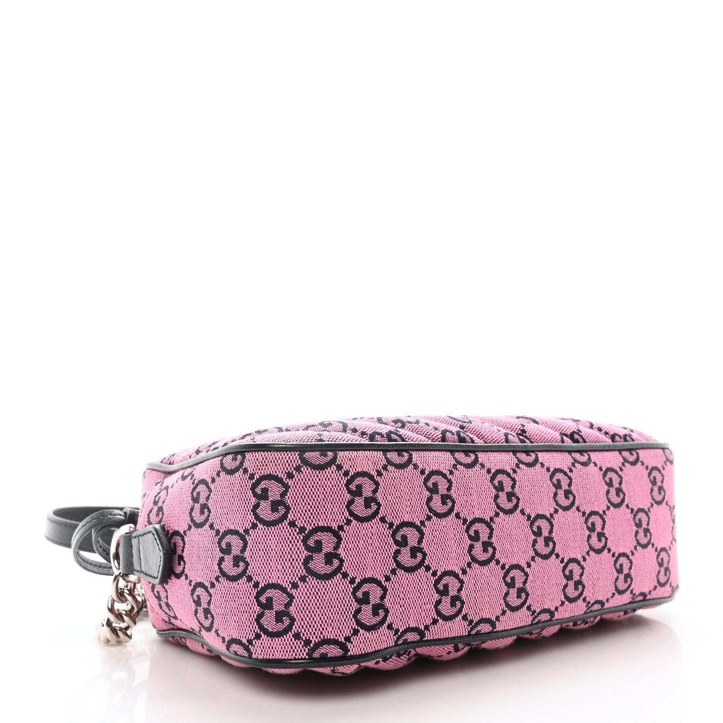 Monogram Multicolor Matelasse Diagonal Small GG Marmont Chain Shoulder Bag Pink Blue