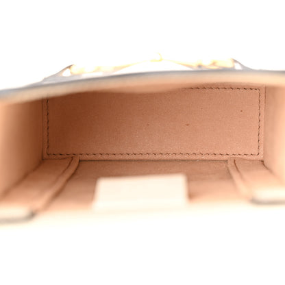 Gucci GG Supreme Monogram Azalea Calfskin Mini Horsebit 1955 Crossbody Bag Beige Ebony Mystic White 5 of 10
