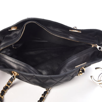 Chanel Lambskin Quilted Tote Black 5 of 10