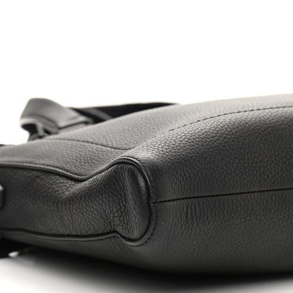 Salvatore Ferragamo Tumbled Calfskin Business Bag Black 10 of 11