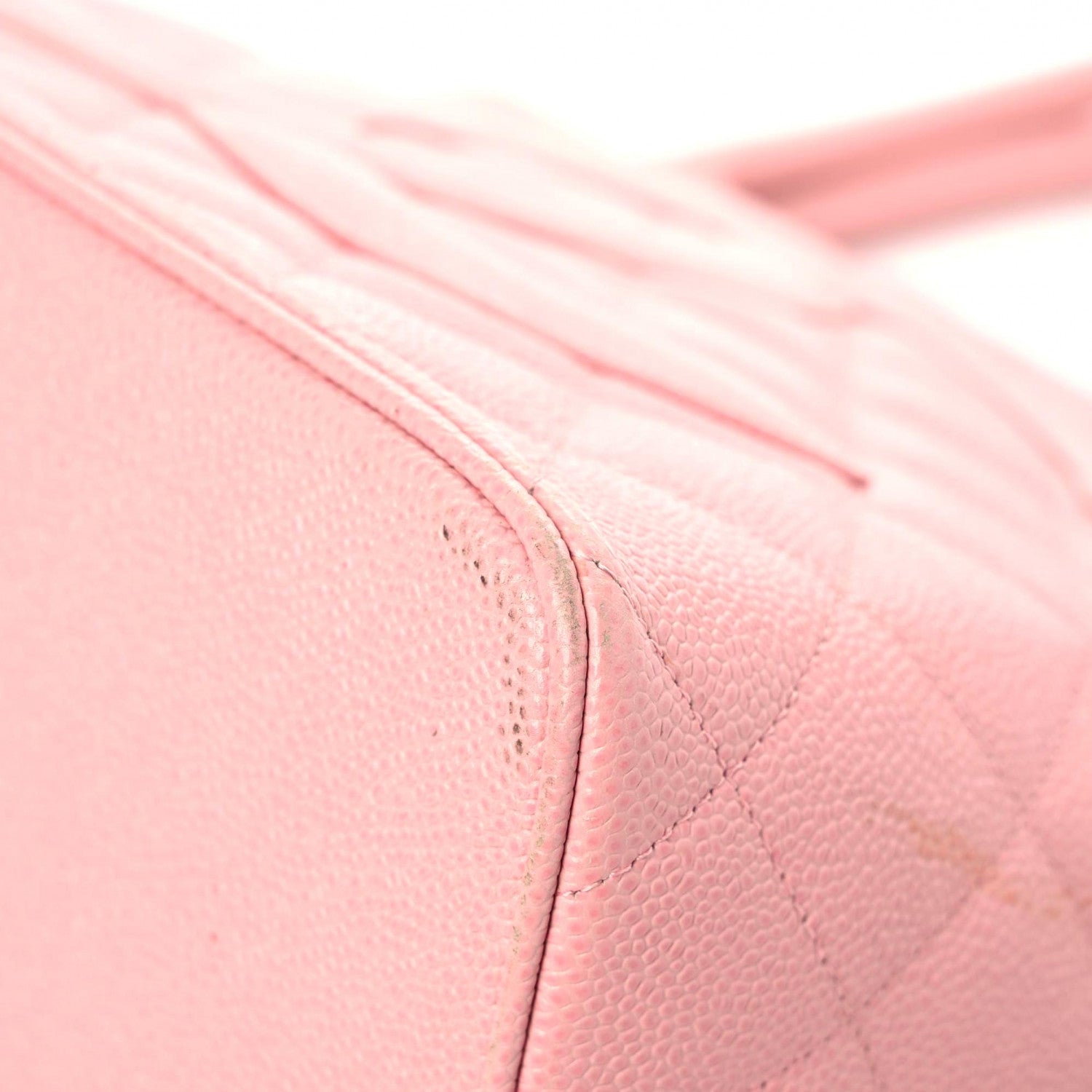 Chanel Caviar Quilted Medallion Tote Light Pink 9 of 19