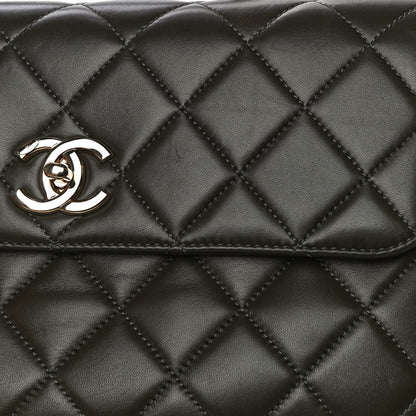 Chanel Lambskin Quilted Medium Trendy CC Flap Dual Handle Bag Dark Khaki 11 of 12