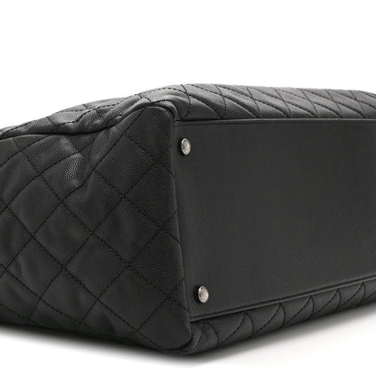 Chanel Caviar Quilted Large Coco Handle Shopping Tote Black 10 of 11