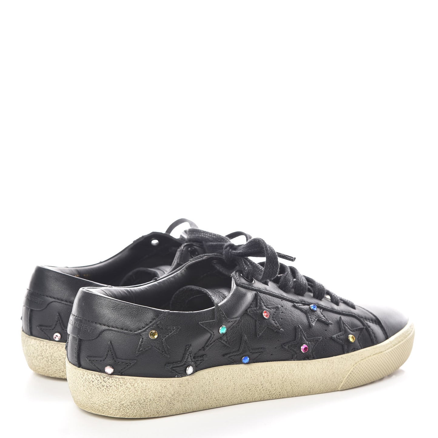 Nappa Star Court Classic Sneakers 36.5 Black