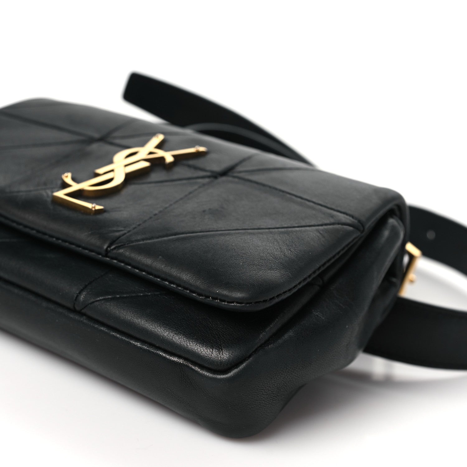 Saint Laurent Lambskin Monogram Jamie Belt Bag Black 10 of 10