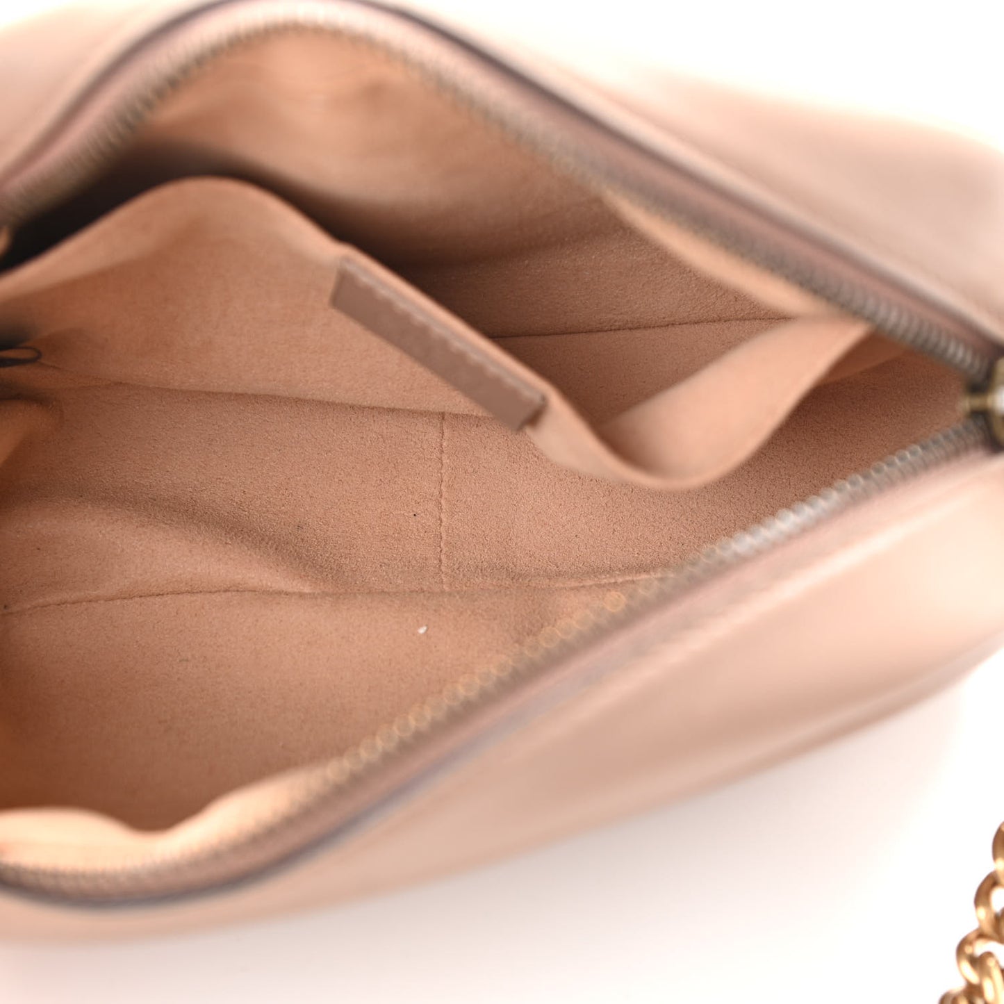 Calfskin Matelasse Mini GG Marmont Chain Shoulder Bag Porcelain Rose