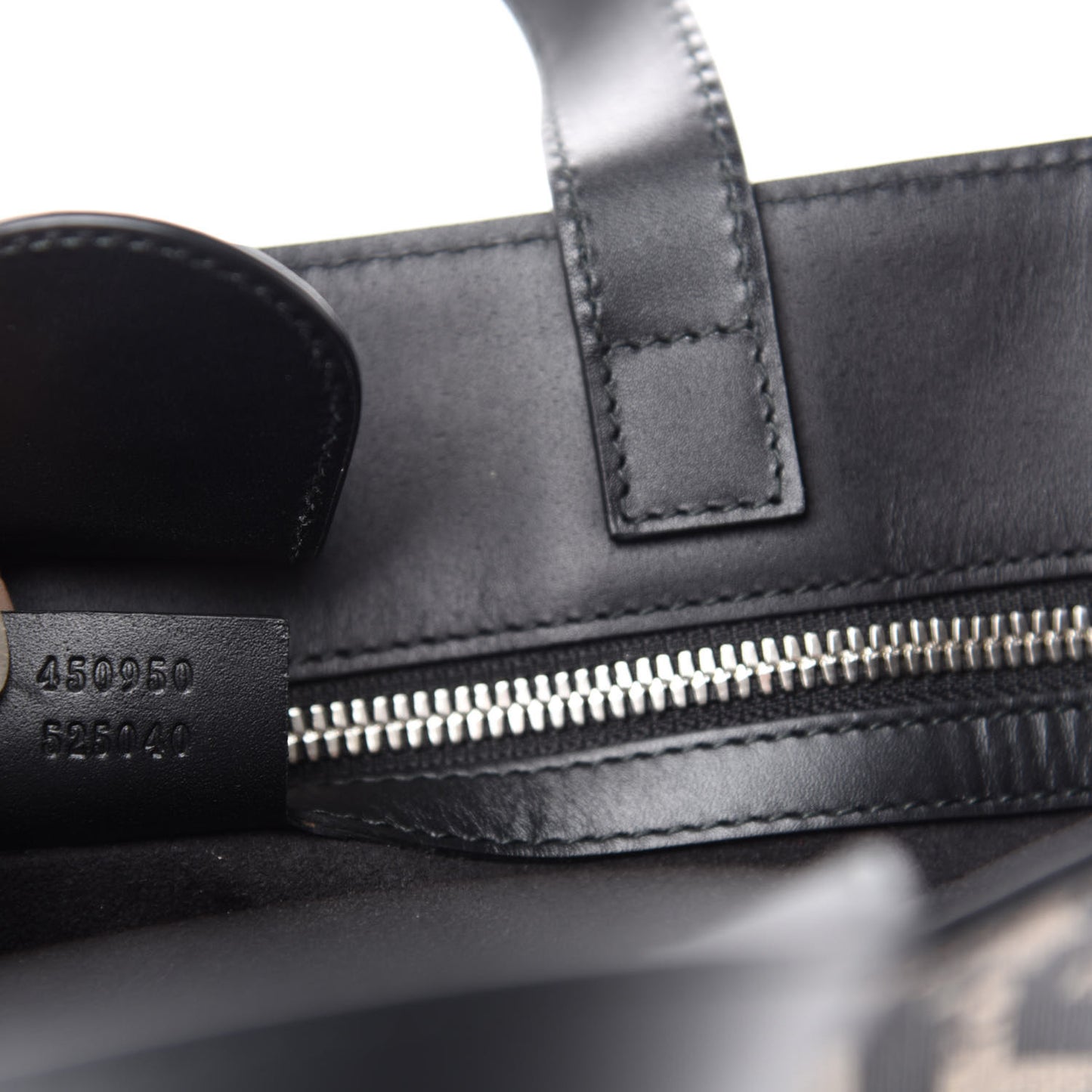 GG Supreme Monogram Caleido Web Vertical Tote Black