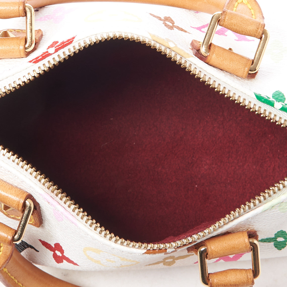 Monogram Multicolor Mini Sac HL Speedy White