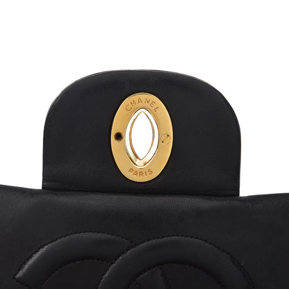 Chanel Lambskin Quilted XL Jumbo Single Flap Black 15 of 15