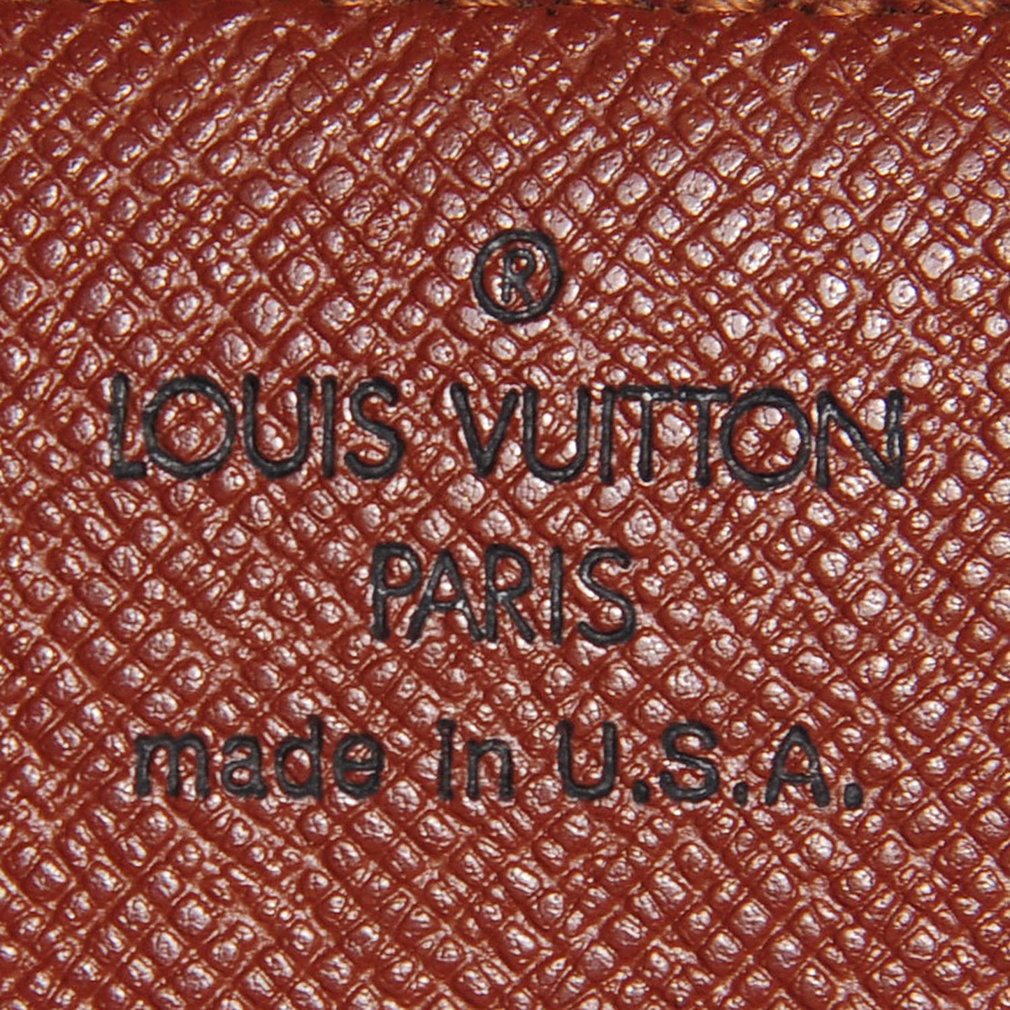 Monogram Simple Checkbook Holder Wallet Cover