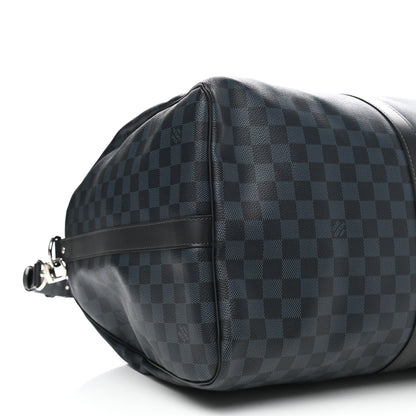 Louis Vuitton Damier Cobalt Keepall Bandouliere 55 8 of 12