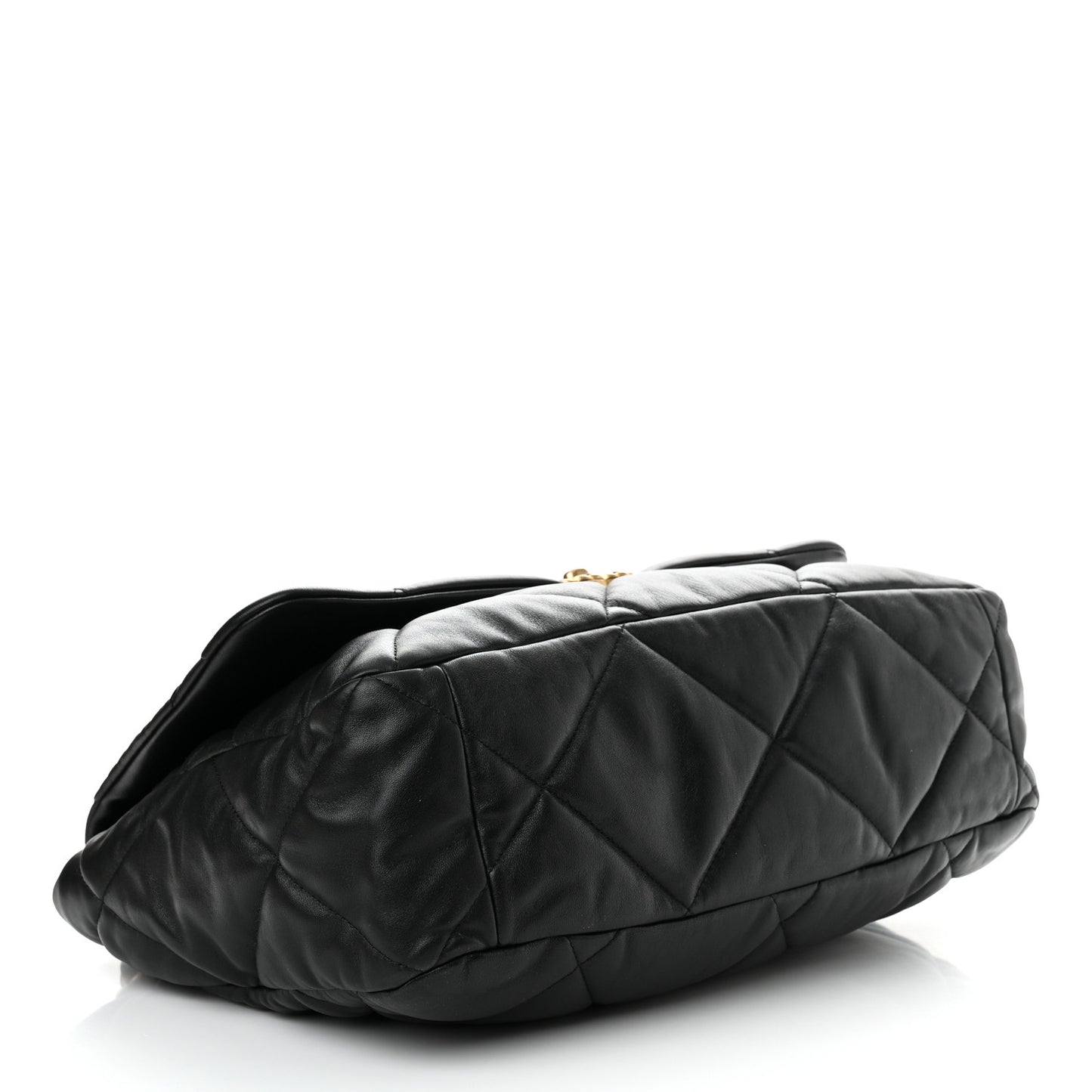 Lambskin Quilted Maxi Chanel 19 Flap Black