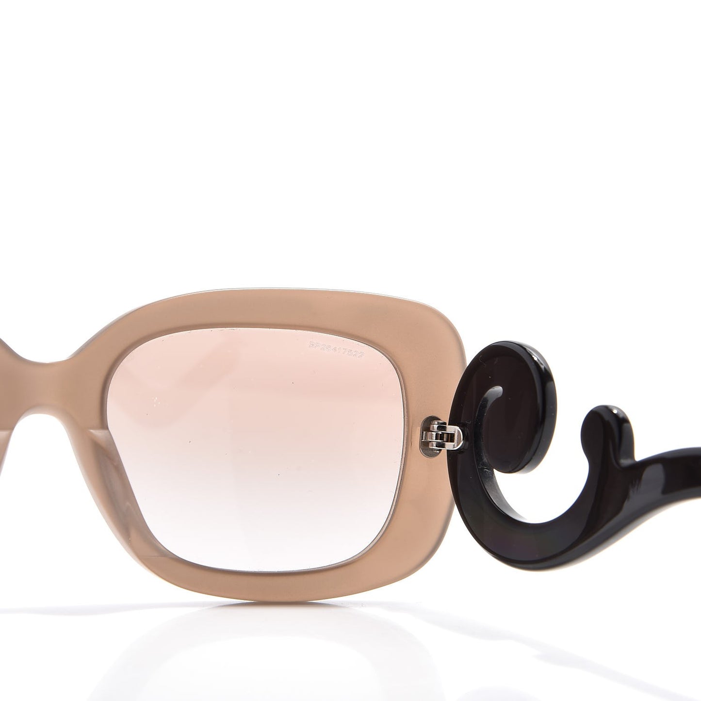 Acetate Baroque Sunglasses SPR 27O Brown Black