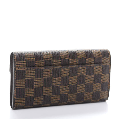 Louis Vuitton Damier Ebene Sarah Wallet NM 3 of 9