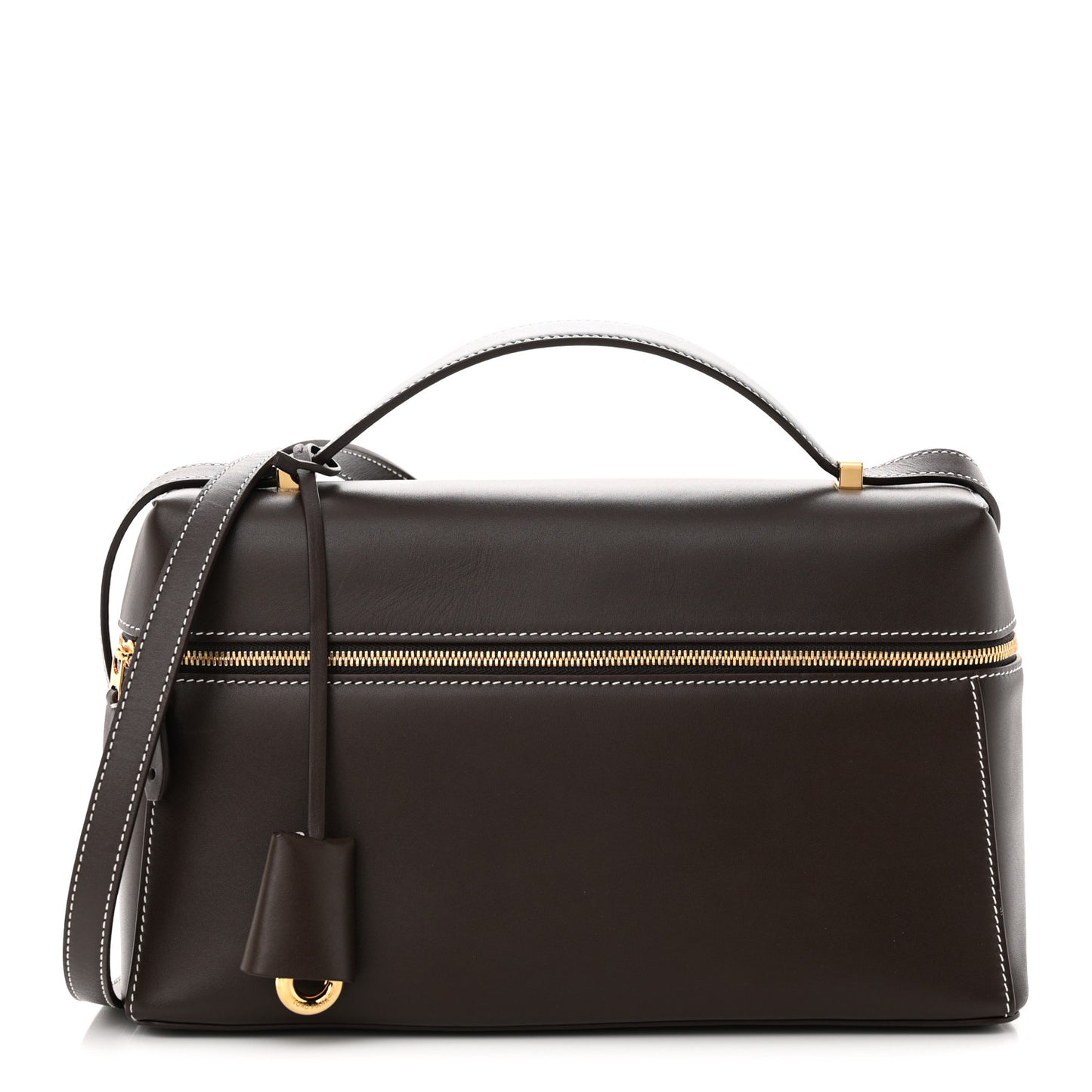 Smooth Calfskin Extra Bag L27 Dark Chocolate Licorice