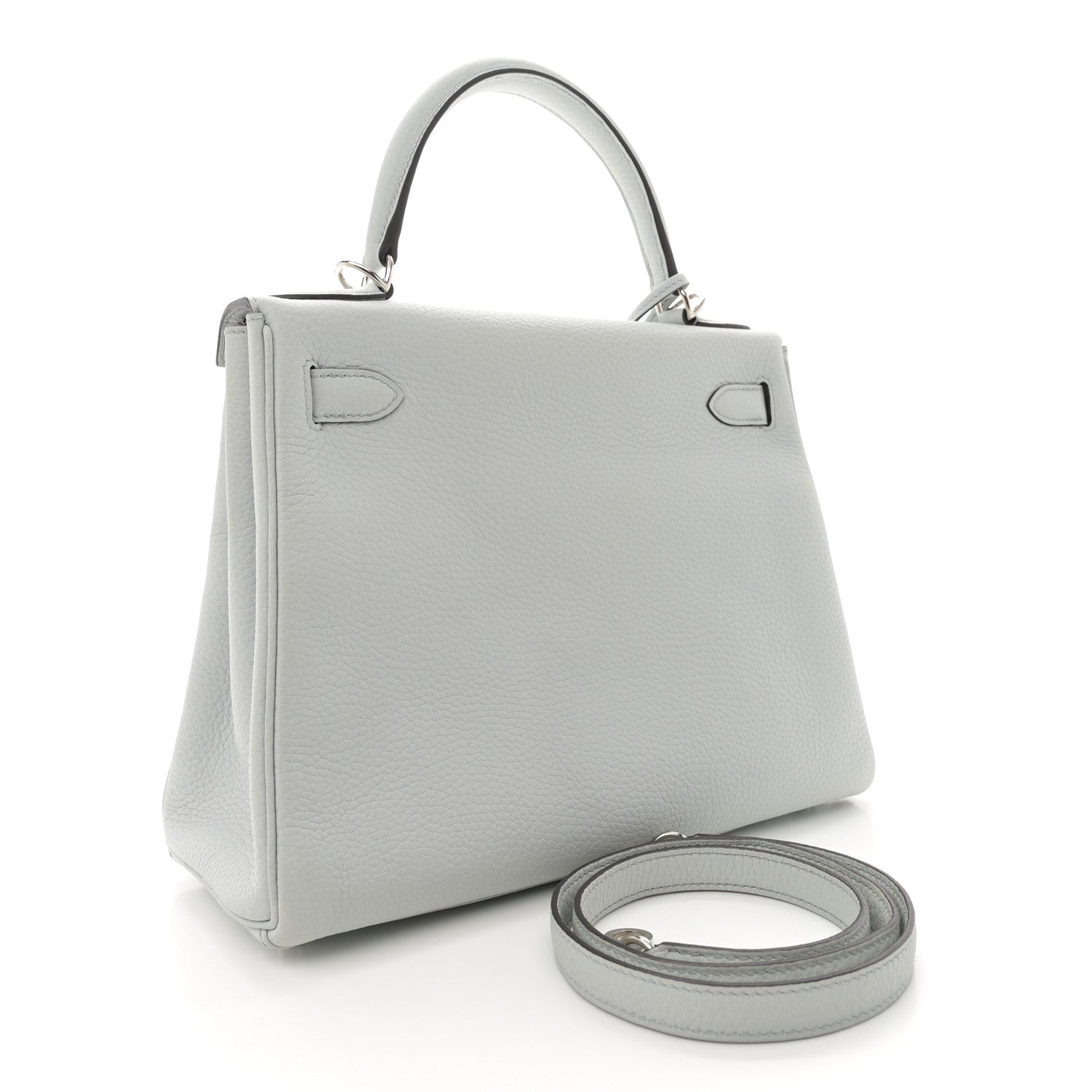 Hermes Taurillon Clemence Kelly Retourne 28 Bleu Pale 3 of 12
