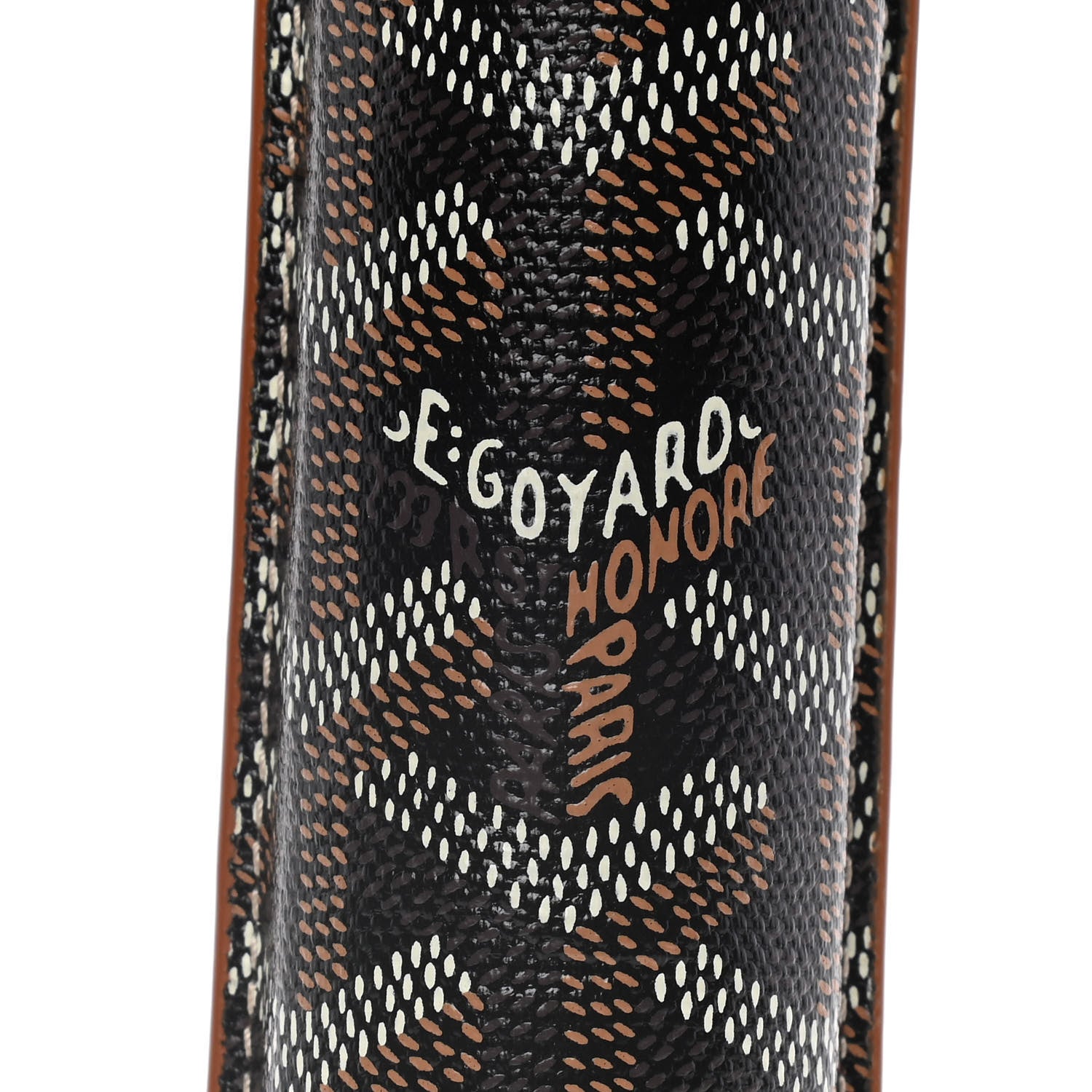 Goyard Goyardine Churchill Single Cigar Case Black Gold 11 of 17