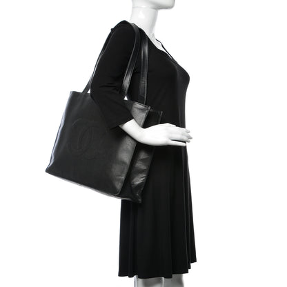 Chanel Caviar CC Tote Black 2 of 13