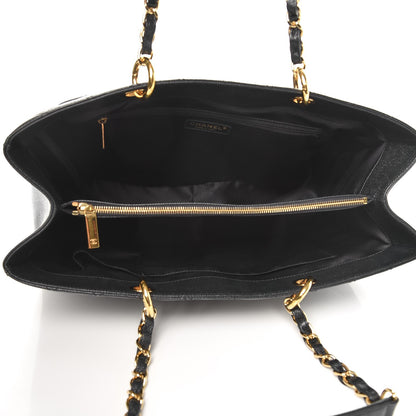 Chanel Caviar Quilted XL Grand Shopping Tote GST Black 5 of 11