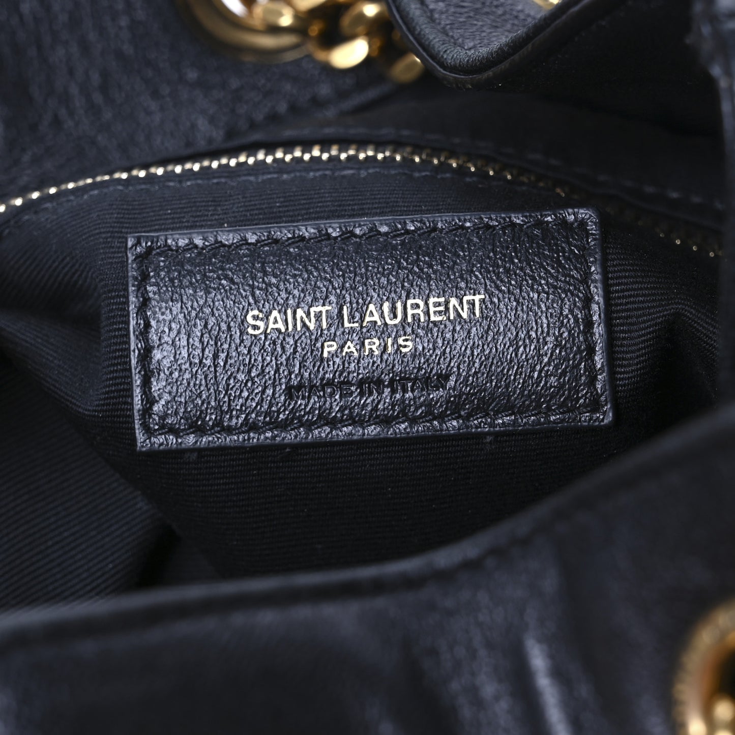 Lambskin Matelasse Monogram Joe Backpack Black