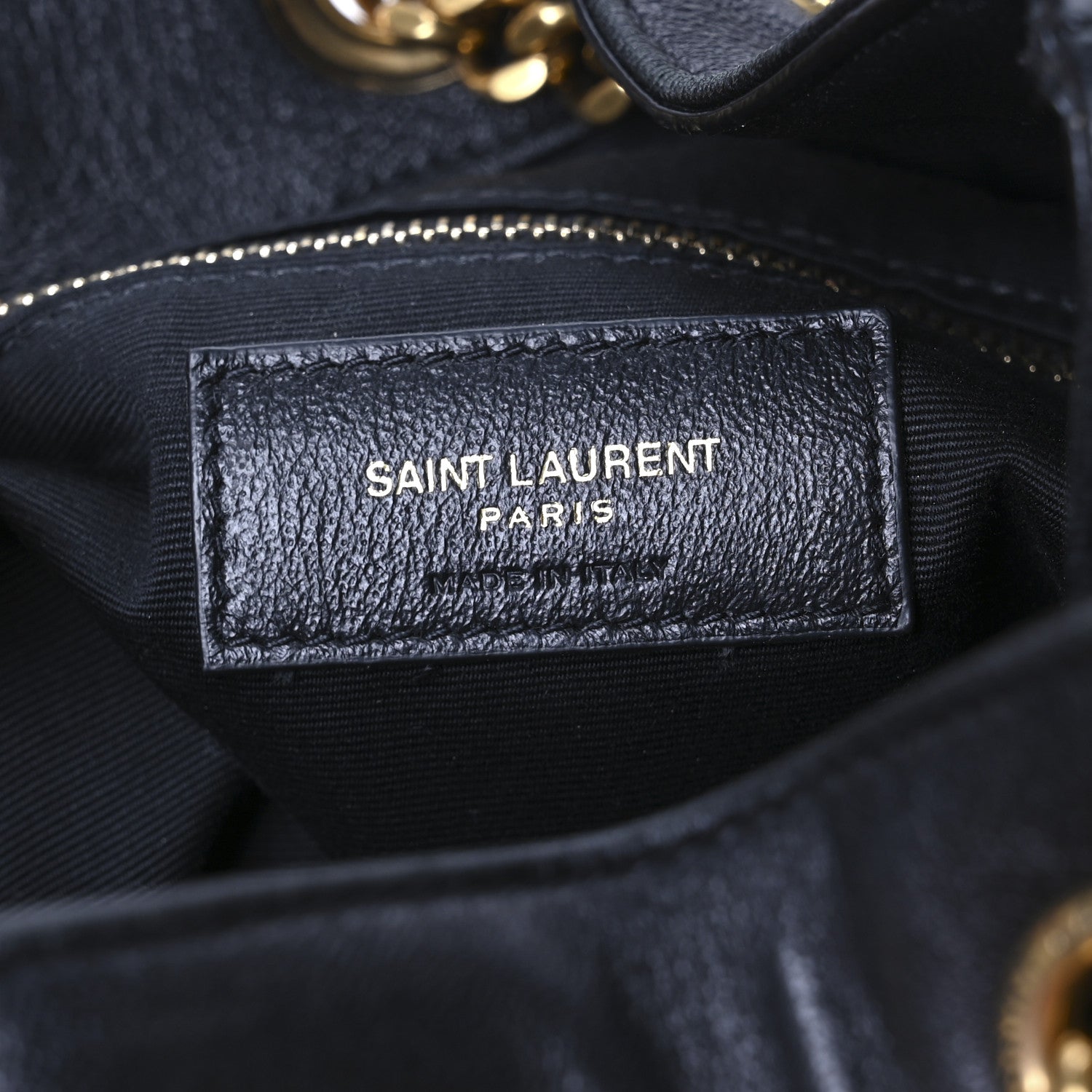 Saint Laurent Lambskin Matelasse Monogram Joe Backpack Black 6 of 11