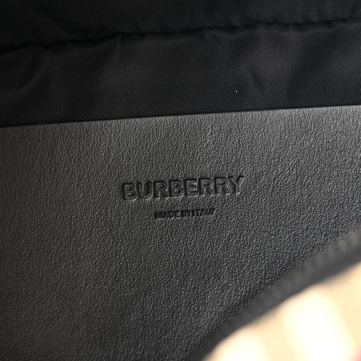 Burberry Nylon Vintage Check Sonny Bum Bag Archive Beige Black 6 of 9