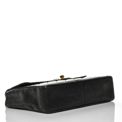 Chanel Lambskin Quilted Jumbo Single Flap Black 4 of 8