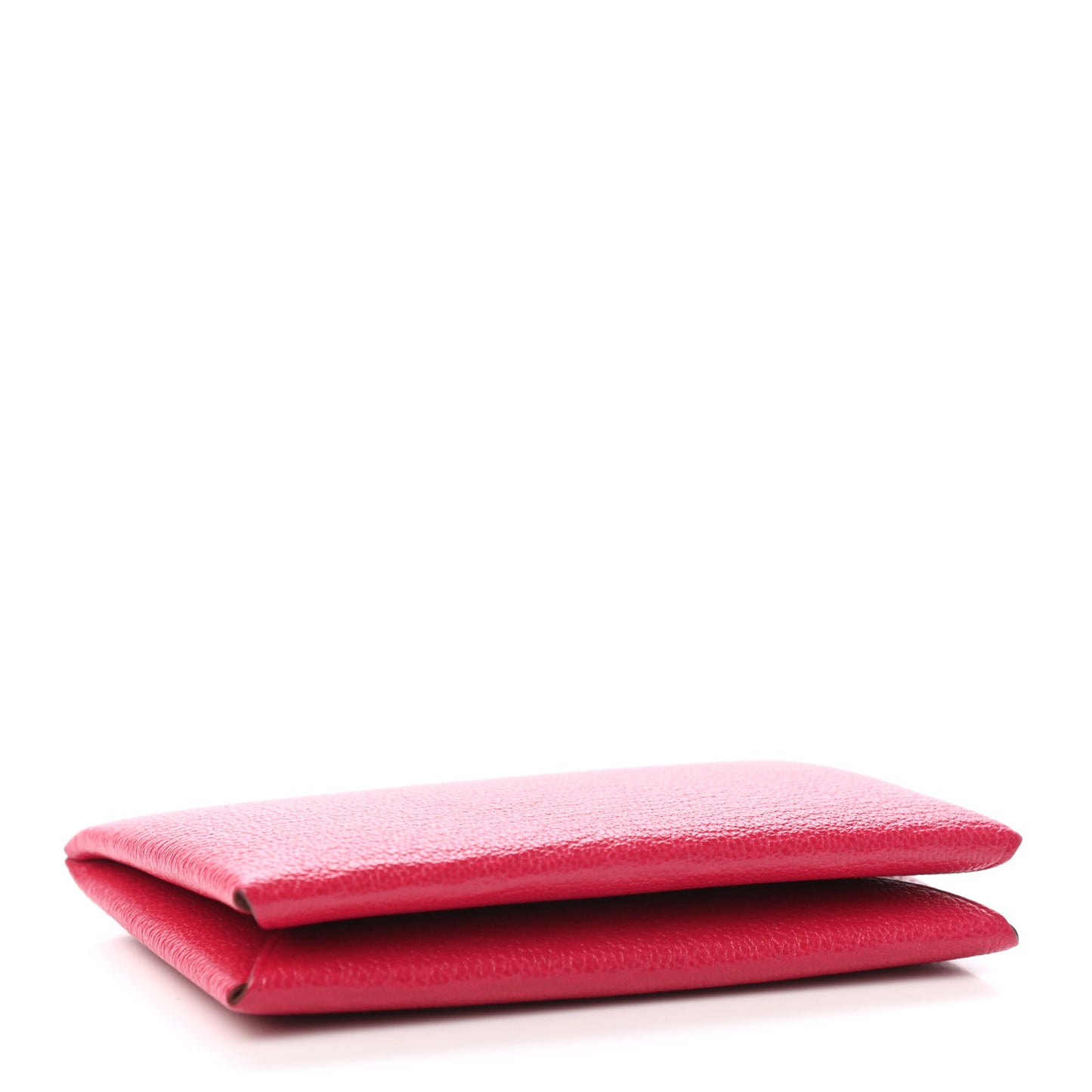 Chevre Mysore Verso Calvi Card Case Framboise Rouge H